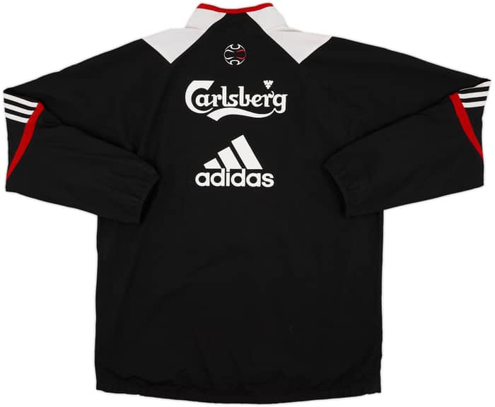 2007-08 Liverpool adidas 1/4 Zip Track Top - 5/10 - (L/XL)