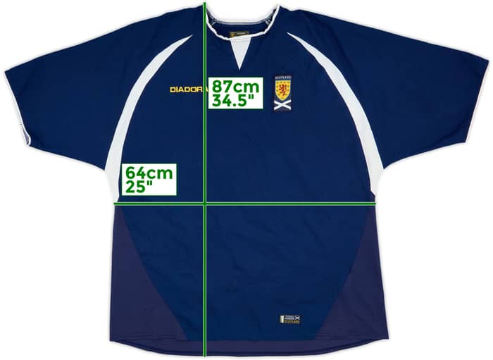 2003-05 Scotland Home Shirt - 6/10 - (XXL)