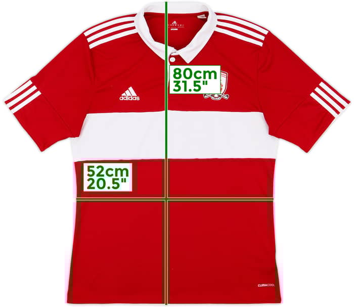 2010-11 Middlesbrough Home Shirt - 8/10 - (L)