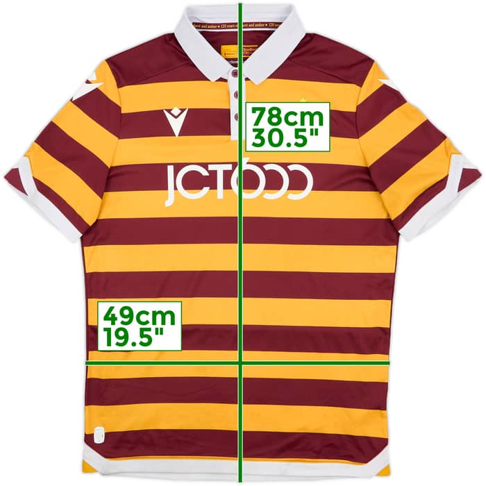 2023-24 Bradford City Home Shirt - 6/10 - (L)