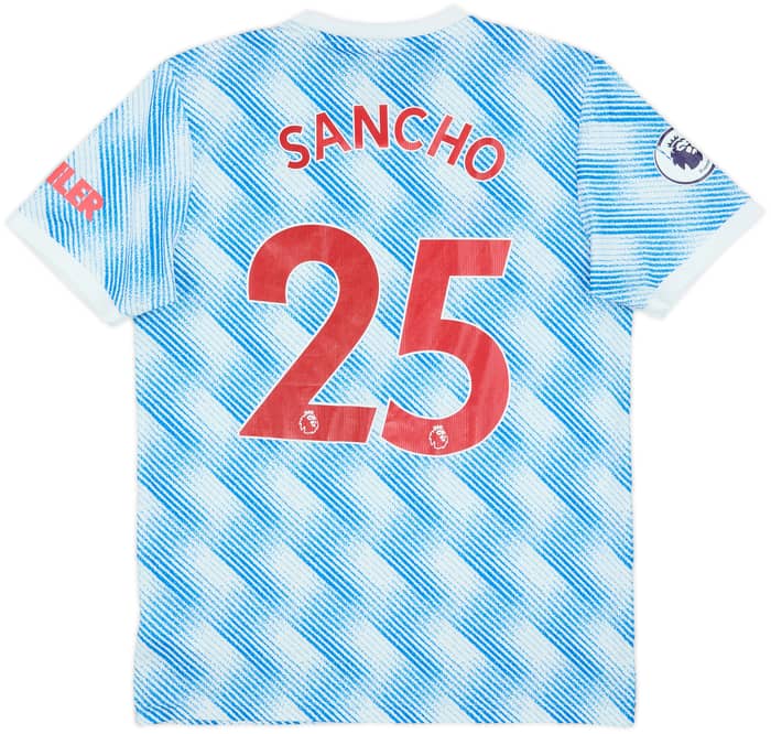 2021-22 Manchester United Away Shirt Sancho #25 - 7/10 - (M)