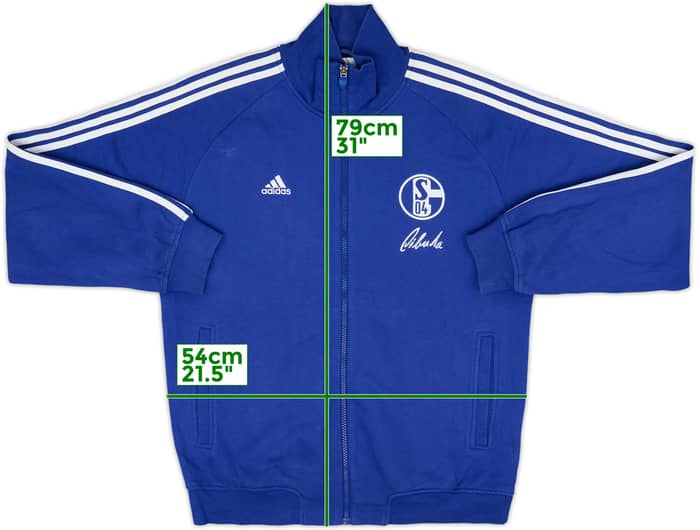 2007-08 Schalke adidas Track Jacket - 8/10 - (M)