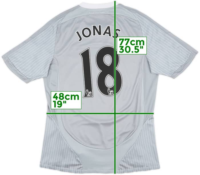 2008-09 Newcastle Third Shirt Jonas #18 - 8/10 - (L)