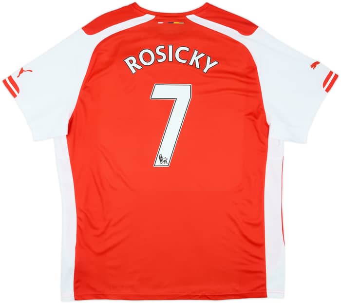 2014-15 Arsenal Home Shirt Rosicky #7 - 8/10 - (XXL)