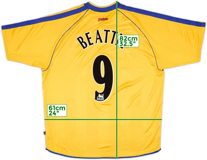 2002-04 Southampton Third Shirt Beattie #9 - 8/10 - (XXL)