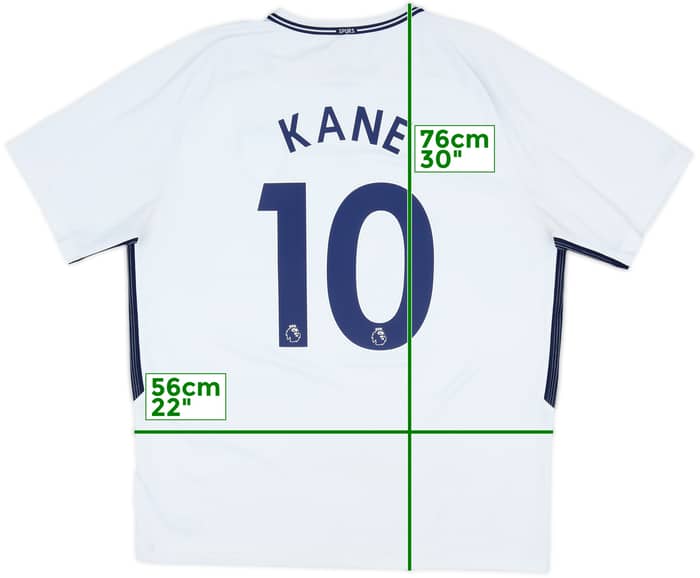 2017-18 Tottenham Home Shirt Kane #10 - 9/10 - (XL)
