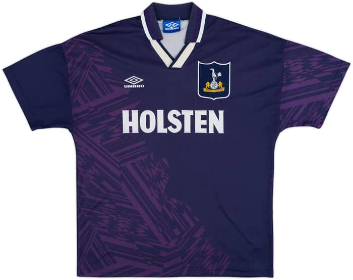 1994-95 Tottenham Away Shirt Sheringham #10 - 8/10 - (L)