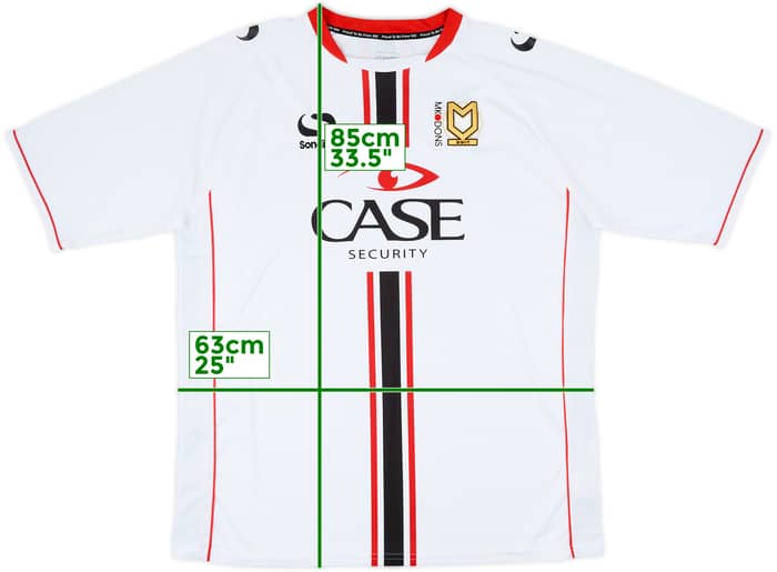 2013-14 MK Dons Home Shirt - 10/10 - (XXL)