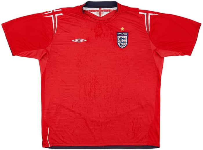 2004-06 England Away Shirt - 5/10 - (XXL)