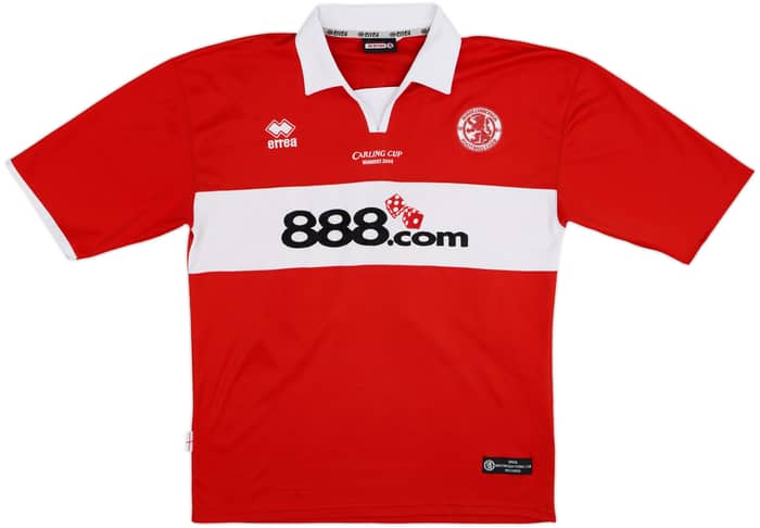 2004 Middlesbrough 'Carling Cup Winners' Home Shirt Hasselbaink #18 - 7/10 - (L)