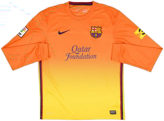 2012-13 Barcelona Away L/S Shirt Messi #10 - 9/10 - (M)
