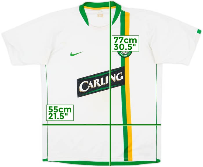 2006-08 Celtic Fourth Shirt Nakamura #25 - 8/10 - (L)