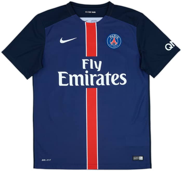 2015-16 Paris Saint-Germain Home Shirt Ibrahimovic #10 - 9/10 - (M)