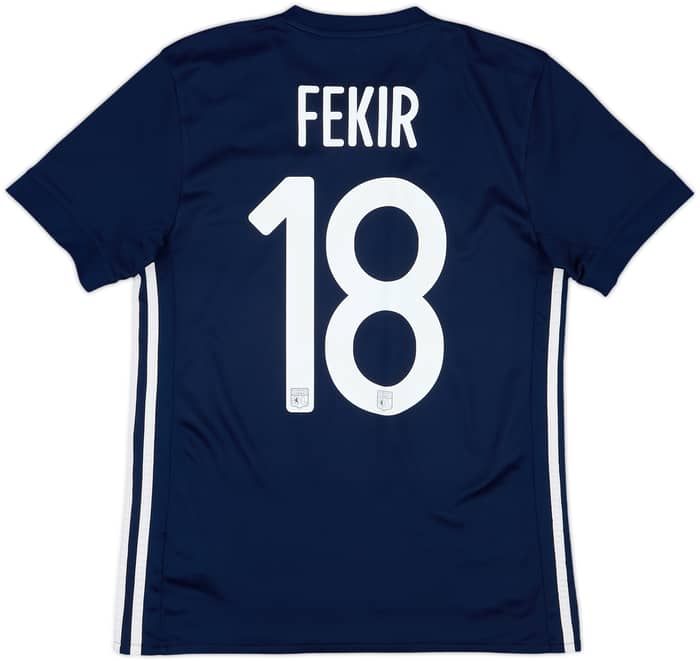 2017-18 Lyon Away Shirt Fekir #18 - 9/10 - (S)