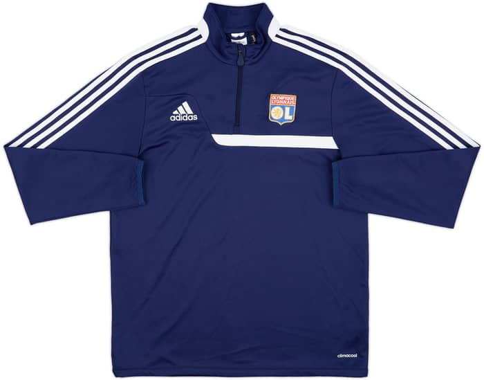 2013-14 Lyon adidas 1/4 Zip Track Top - 5/10 - (L)