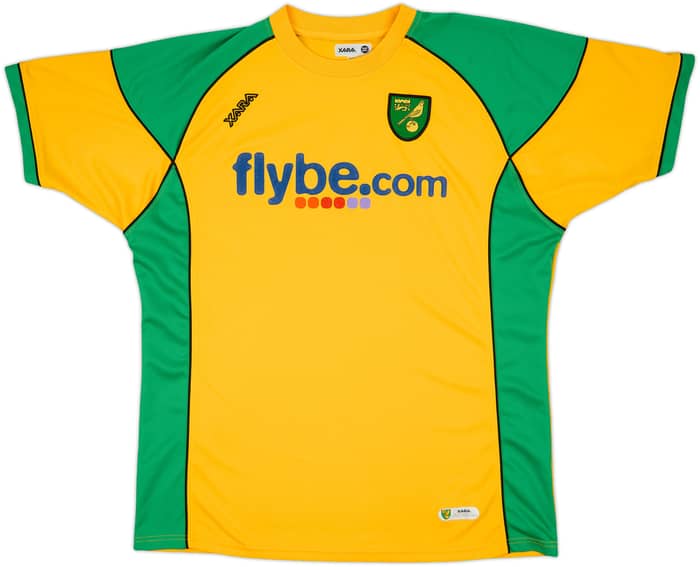 2006-08 Norwich Home Shirt Dublin #9 - 6/10 - (XXL)