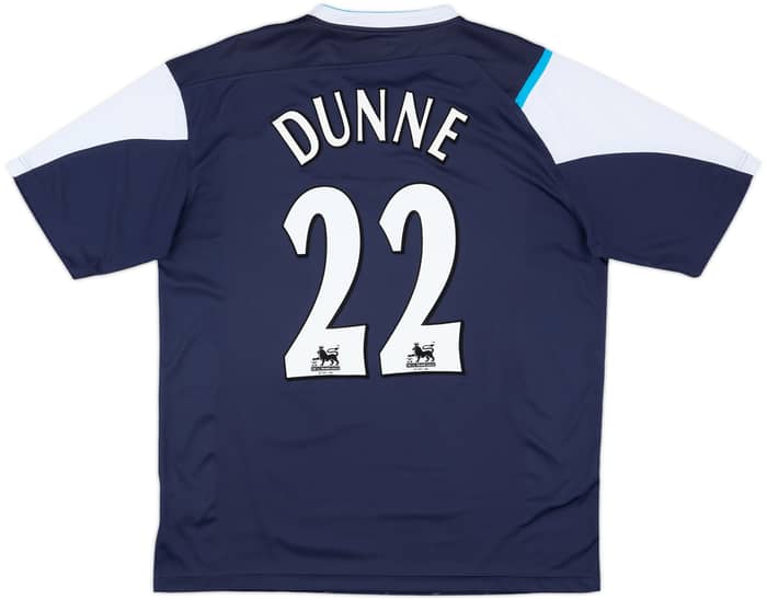 2005-06 Manchester City Away Shirt Dunne #22 - 9/10 - (XL)