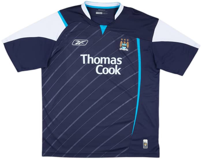 2005-06 Manchester City Away Shirt Dunne #22 - 9/10 - (XL)