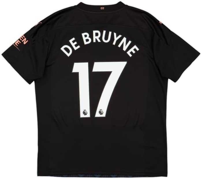 2020-21 Manchester City Away Shirt De Bruyne #17 - 8/10 - (L)