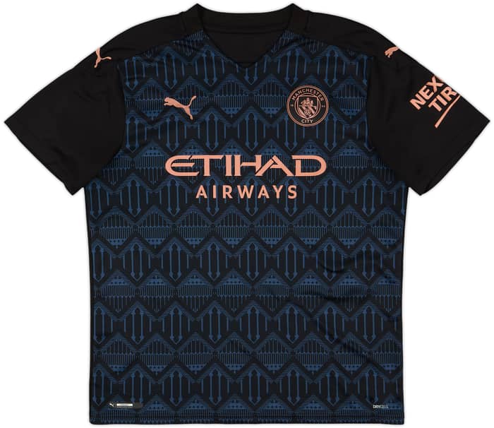 2020-21 Manchester City Away Shirt De Bruyne #17 - 8/10 - (L)