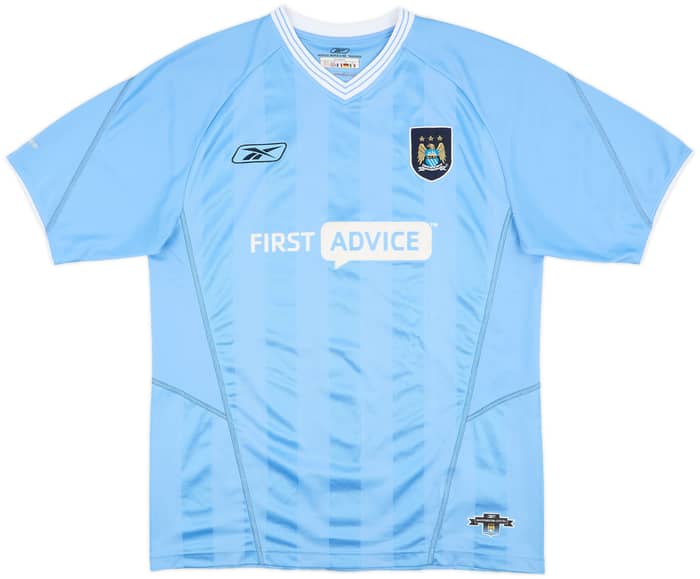 2003-04 Manchester City Home Shirt Anelka #39 - 9/10 - (M)