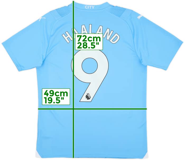 2023-24 Manchester City Home Shirt Haaland #9 (M)