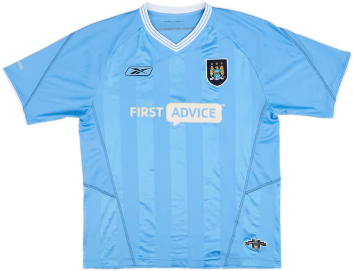 2003-04 Manchester City Home Shirt Anelka #39 - 6/10 - (M)