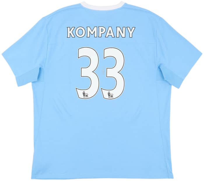 2009-10 Manchester City Home Shirt Kompany #33 - 9/10 - (XXL)