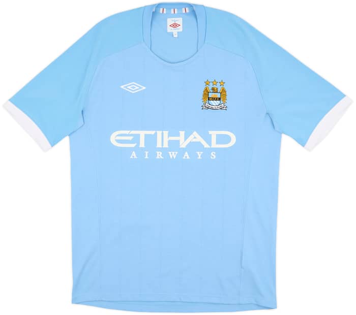2010-11 Manchester City Home Shirt Toure Yaya #42 - 7/10 - (L)