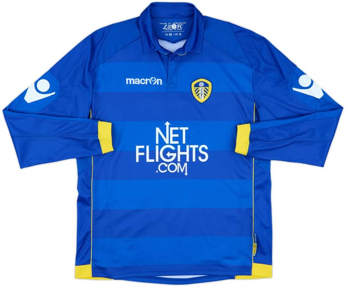 2010-11 Leeds United Away L/S Shirt - 8/10 - (S)