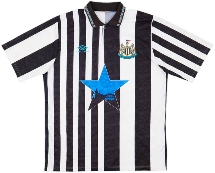 1991-93 Newcastle Home Shirt - 6/10 - (XL)