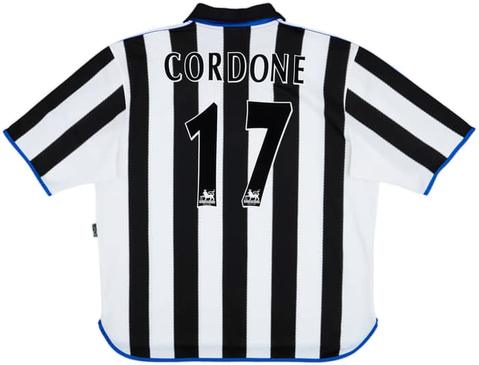 2000-01 Newcastle Home Shirt Cordone #17 - 9/10 - (XXL)