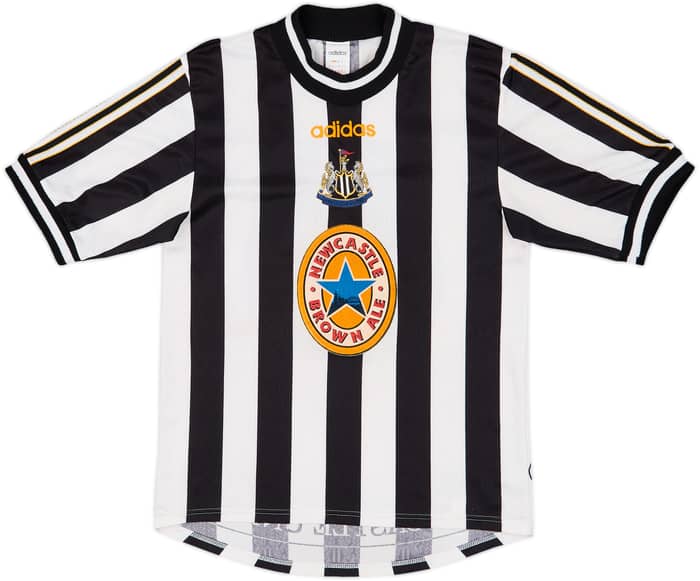 1997-99 Newcastle Home Shirt Asprilla #11 - 8/10 - (S)