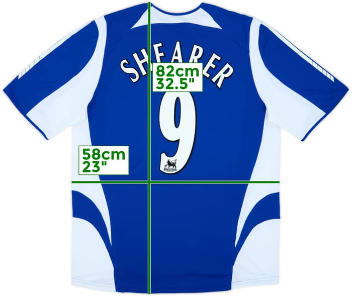 2005-06 Newcastle Third Shirt Shearer #9 - 6/10 - (XL)