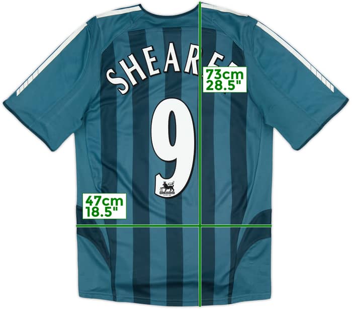 2005-06 Newcastle Away Shirt Shearer #9 - 7/10 - (S)