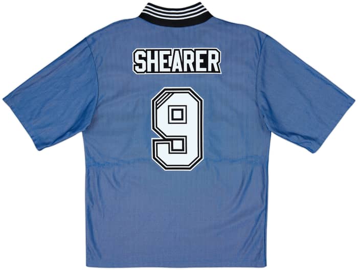 1996-97 Newcastle Away Shirt Shearer #9 - 7/10 - (L)