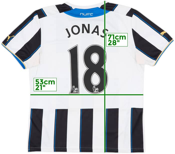 2013-14 Newcastle Home Shirt Jonas #18 - 6/10 - (M)