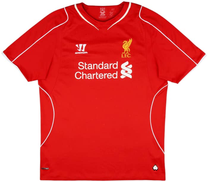 2014-15 Liverpool Home Shirt Gerrard #8 - 8/10 - (XL)