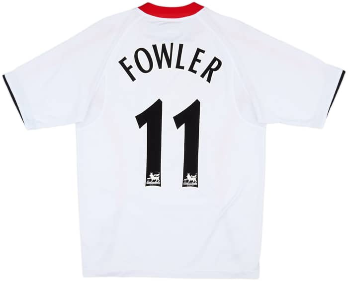 2005-06 Liverpool Away Shirt Fowler #11 - 5/10 - (M)