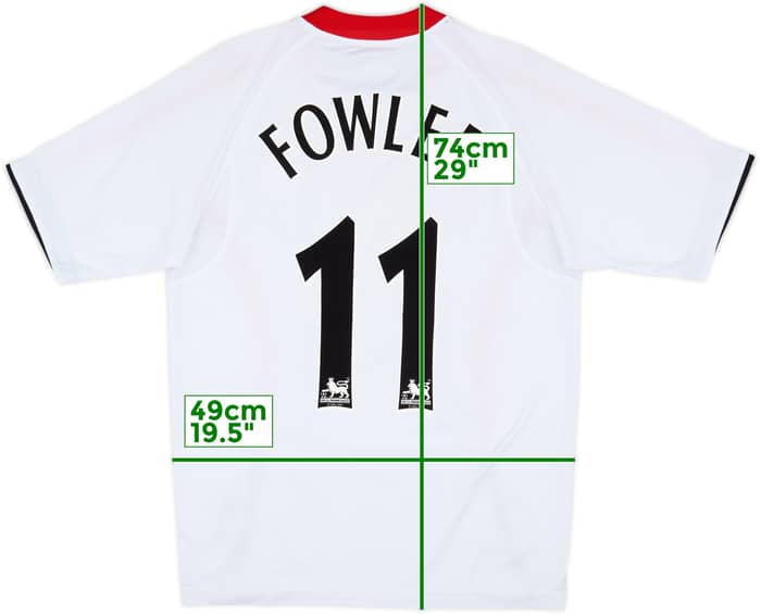 2005-06 Liverpool Away Shirt Fowler #11 - 5/10 - (M)