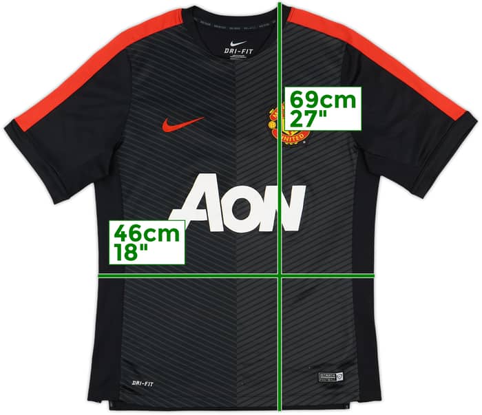 2014-15 Manchester United Nike Training Shirt - 9/10 - (M)