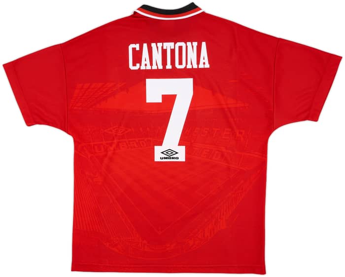 1994-96 Manchester United Home Shirt Cantona #7 - 10/10 - (XL)