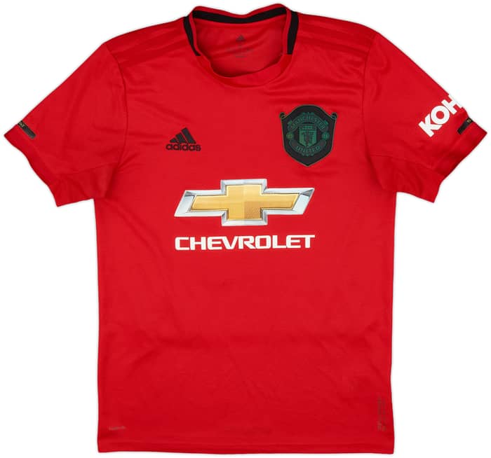 2019-20 Manchester United Home Shirt B.Fernandes #18 - 6/10 - (S)