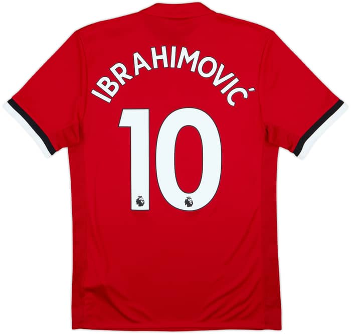 2017-18 Manchester United Home Shirt Ibrahimovic #10 (S)