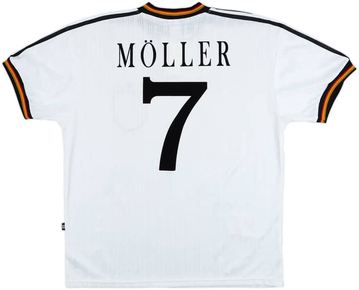 1996-98 Germany Home Shirt Moller #7 - 10/10 - (XL)