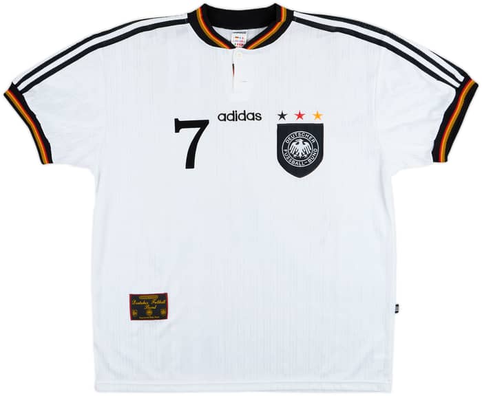1996-98 Germany Home Shirt Moller #7 - 10/10 - (XL)