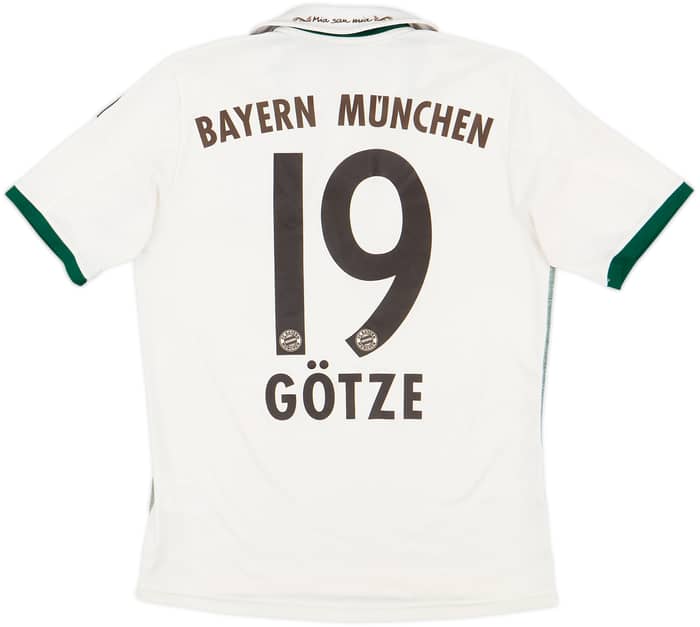 2013-14 Bayern Munich Away Shirt Gotze #19 - 7/10 - (L.Boys)