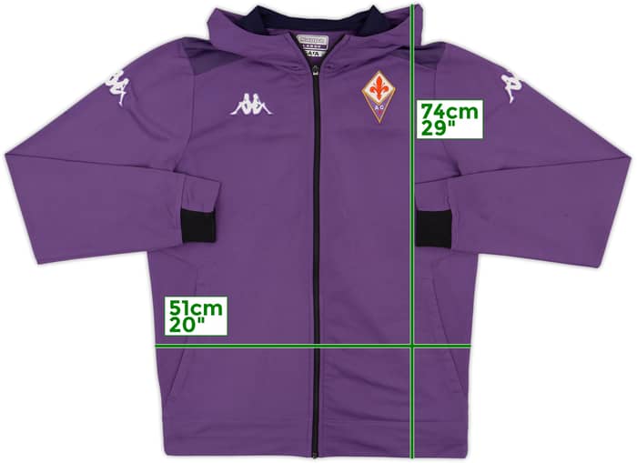 2020-21 Fiorentina Kappa Hooded Track Jacket - 7/10 - (L)