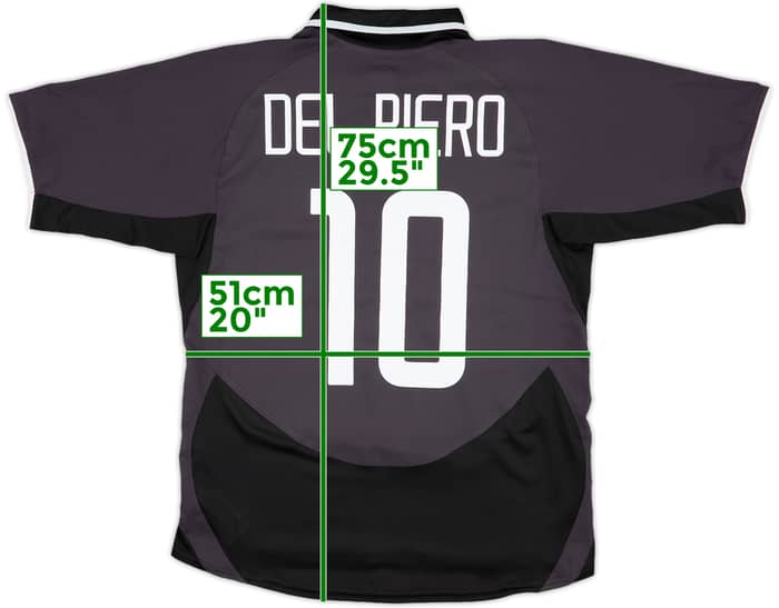 2003-04 Juventus Third Shirt Del Piero #10 - 8/10 - (L)
