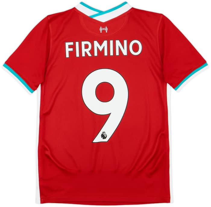 2020-21 Liverpool Home Shirt Firmino #9 - 8/10 - (L.Boys)